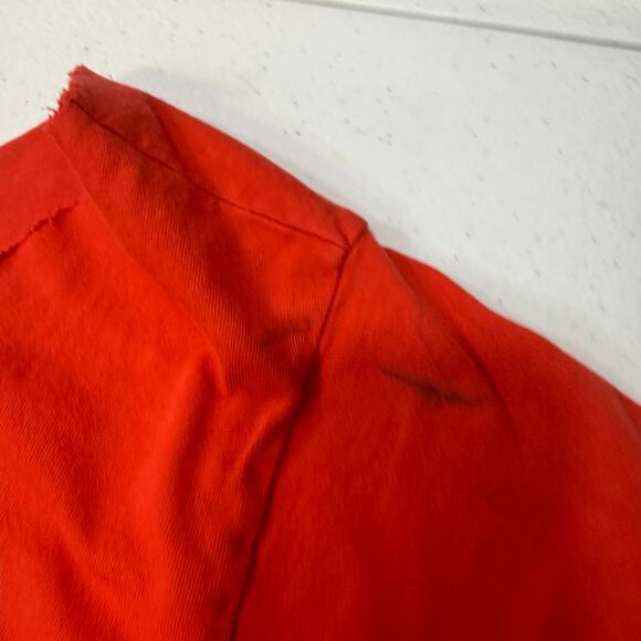 DAYDREAMER Bruce Springsteen Born In The USA Off The Shoulder Tee red size Small - Picture 2 of 8